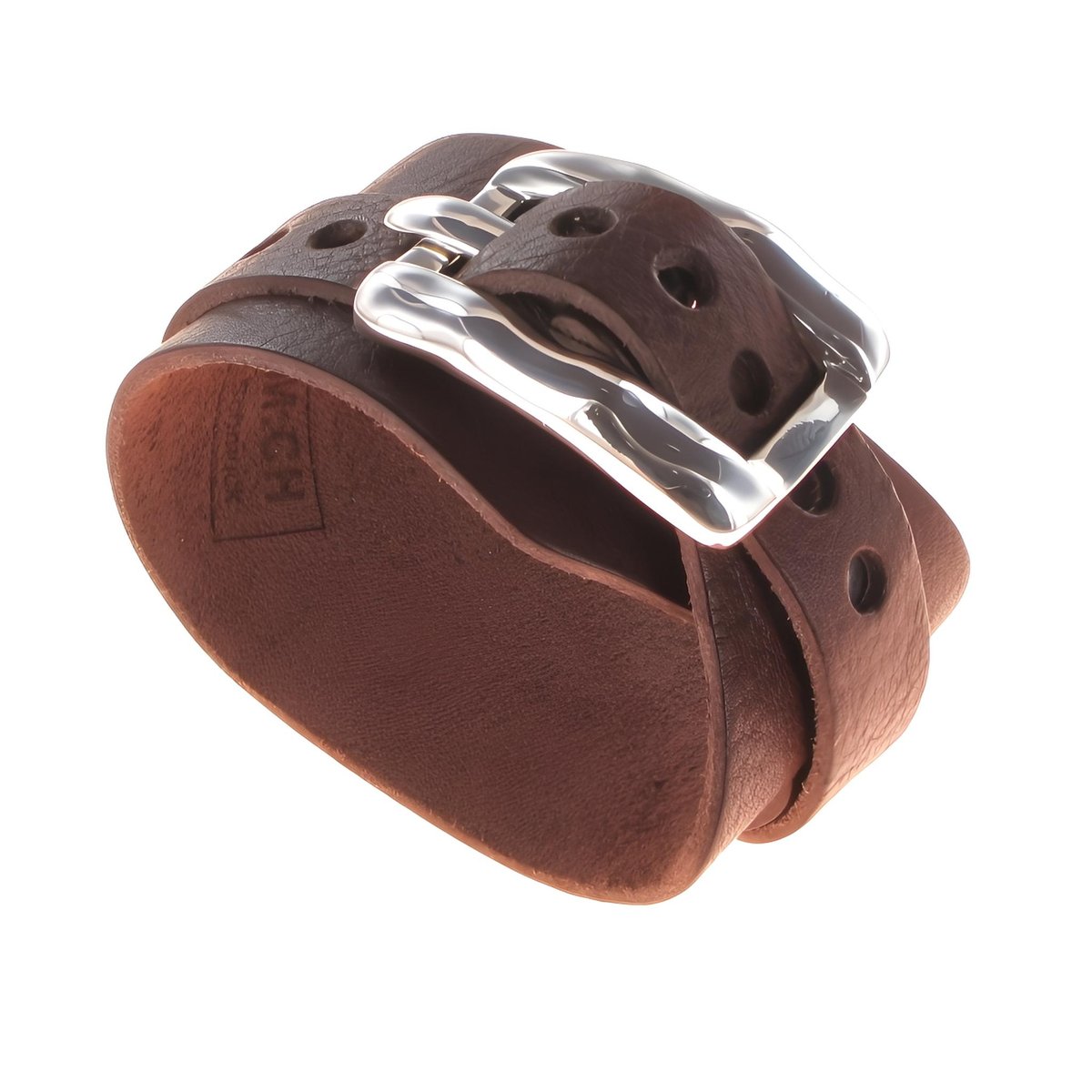 ALLARM Buckle Plain Lederband breit