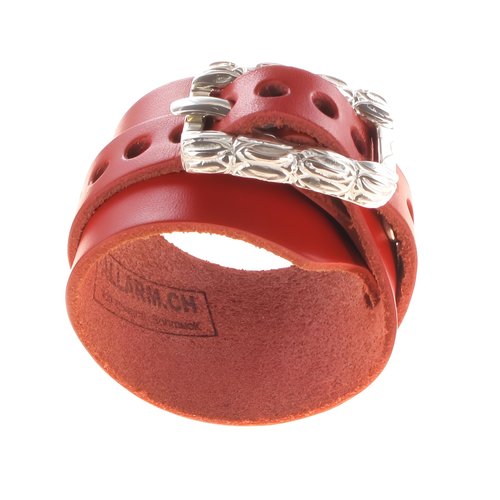 ALLARM Buckle Croco Lederband breit