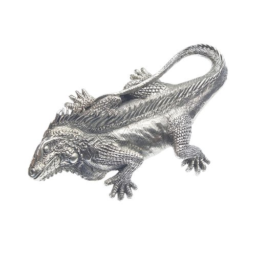 Belt Buckle Iguana