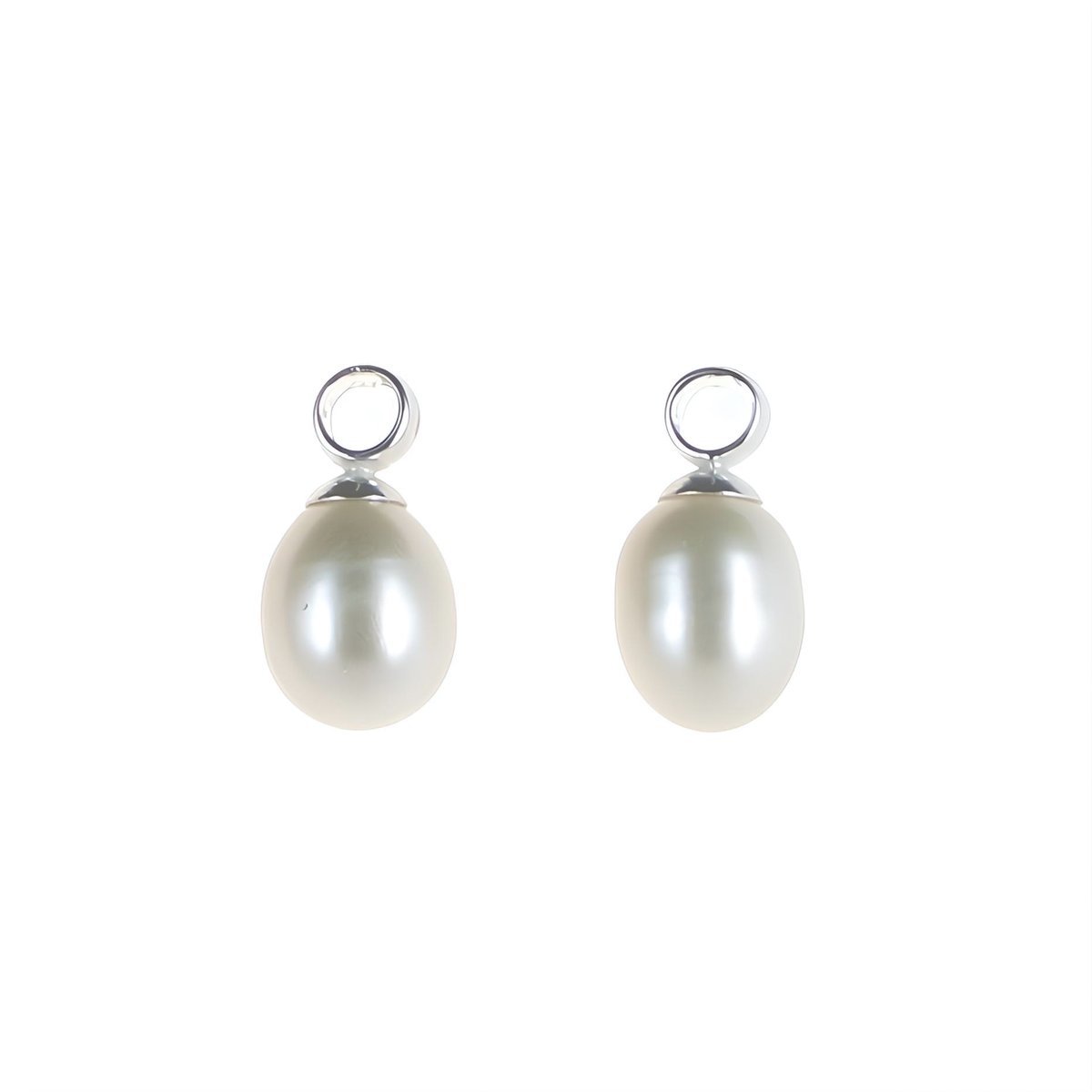 Einhänger für Creolen Big Pearls oval