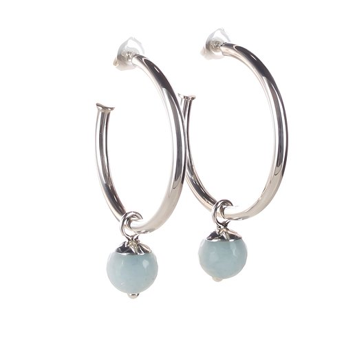 Creolen mit Einhänger Big Balls