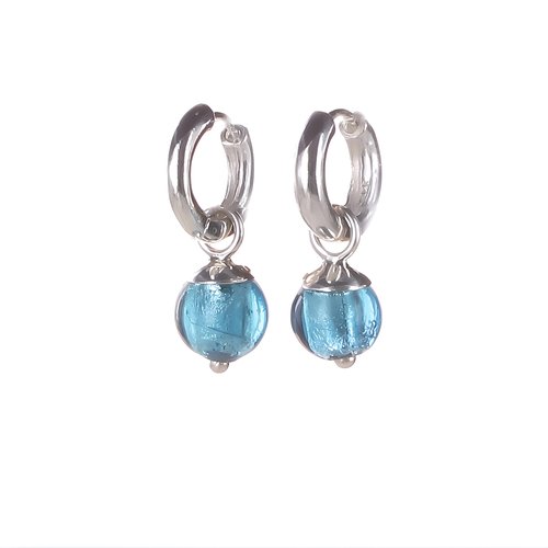 Klapp-Creolen mit Einhänger Big Balls