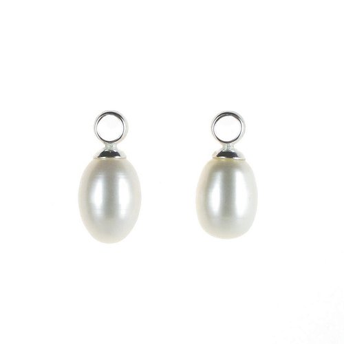 Einhänger für Creolen Giant Pearls oval