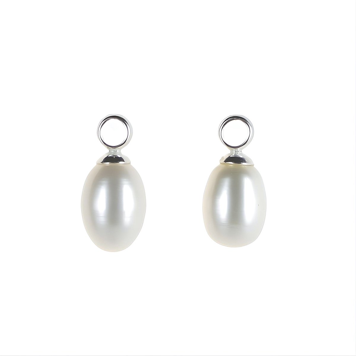 Einhänger für Creolen Giant Pearls oval