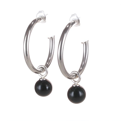 Creolen mit Einhänger Big Balls Strong