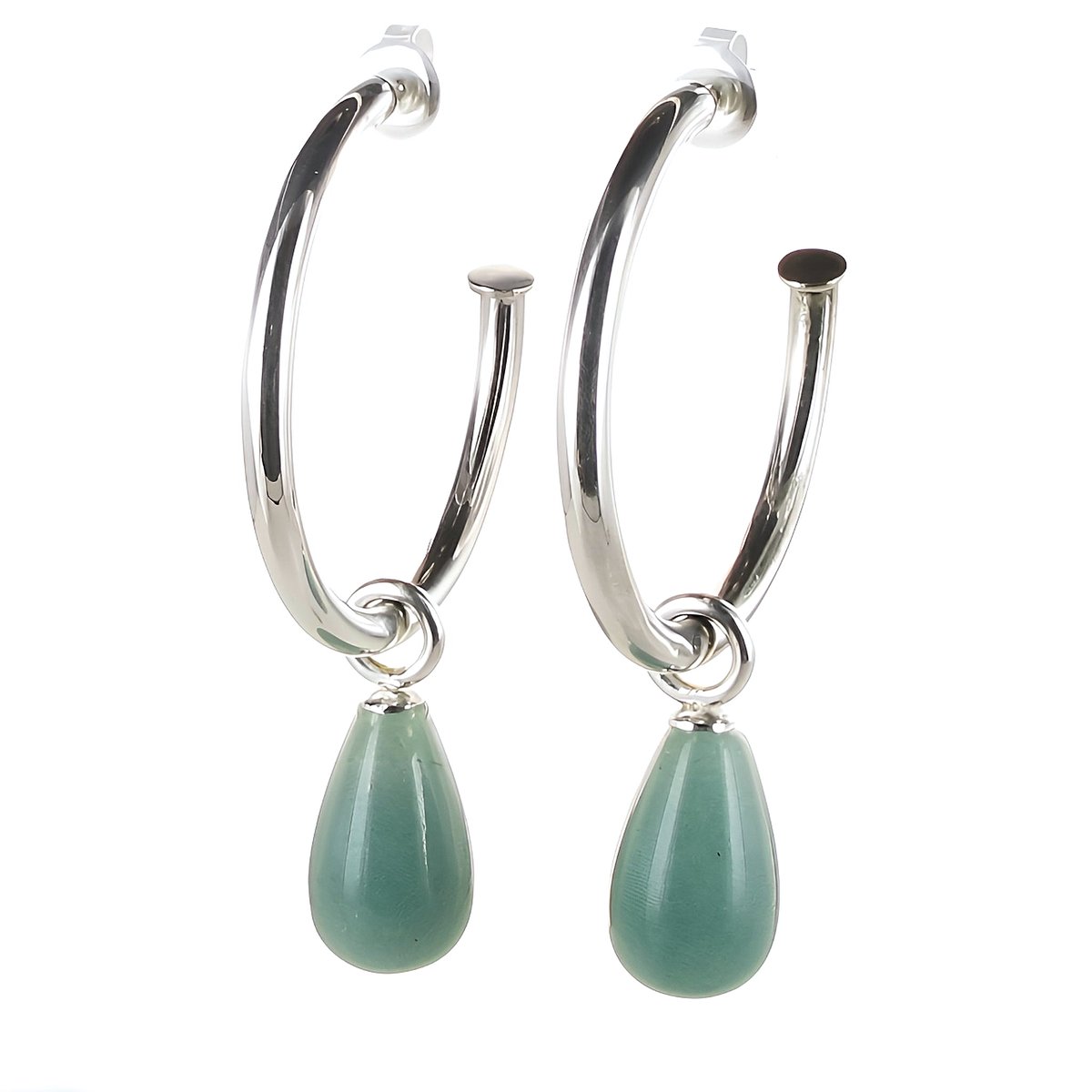 Creolen mit Einhänger Big Drops