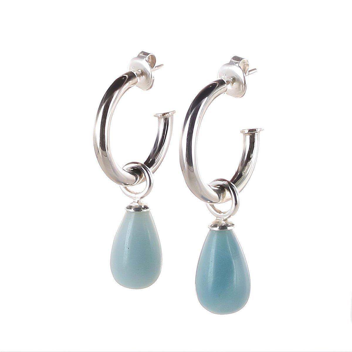 Creolen mit Einhänger Big Drops