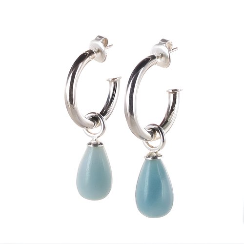 Creolen mit Einhänger Big Drops