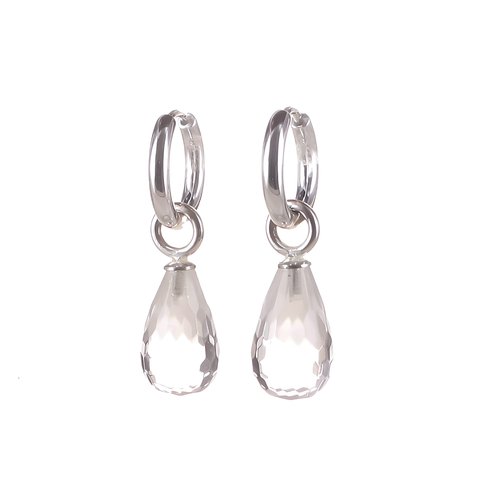 Klapp-Creolen mit Einhänger Big Drops