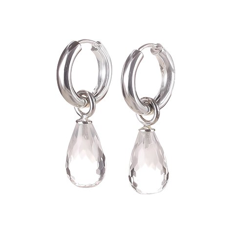 Klapp-Creolen mit Einhänger Big Drops