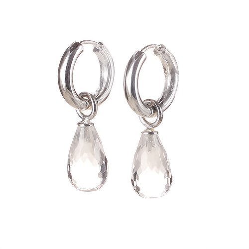 Klapp-Creolen mit Einhänger Big Drops