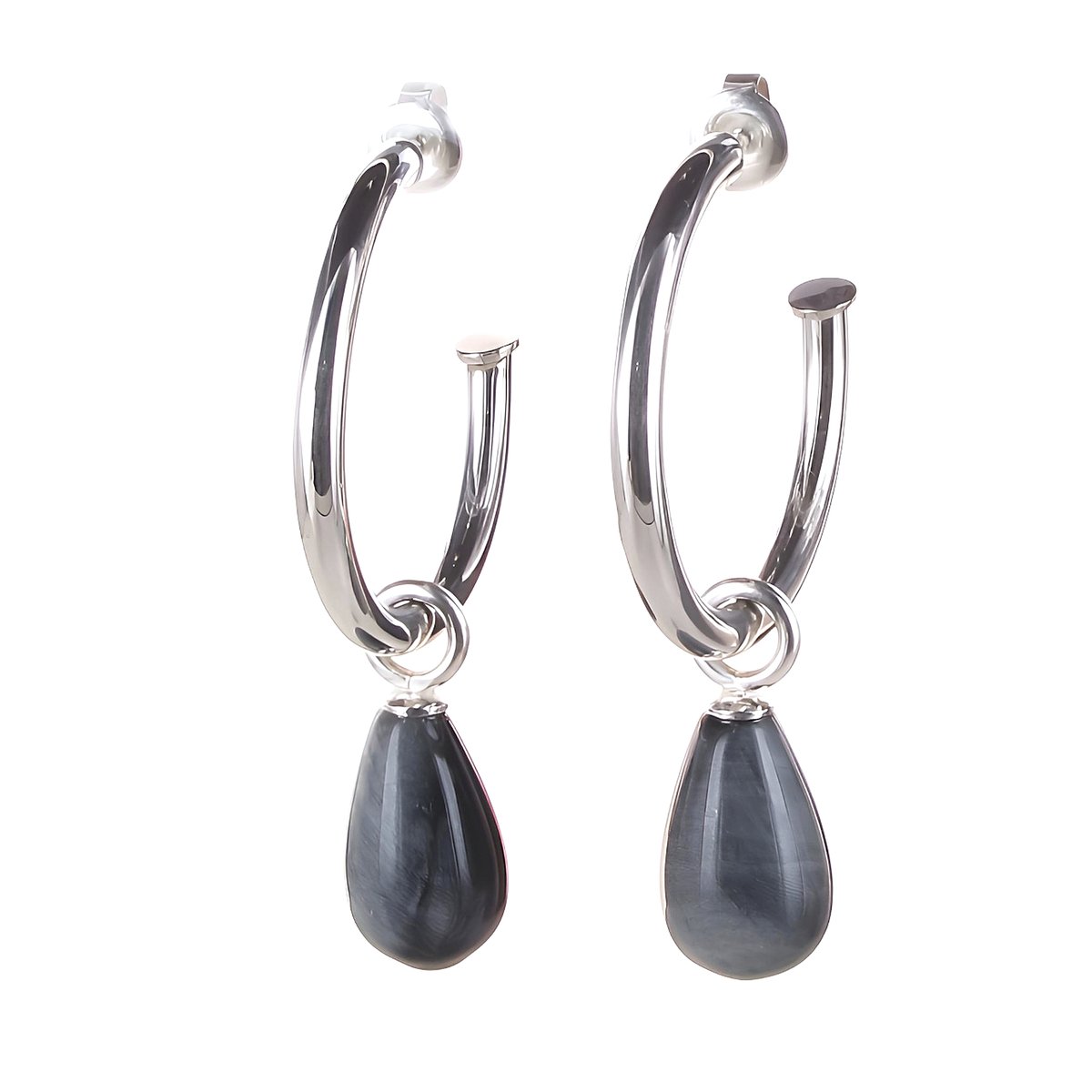 Creolen mit Einhänger Big Drops