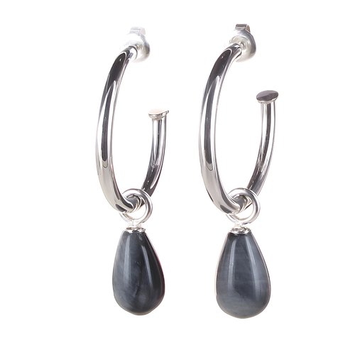 Creolen mit Einhänger Big Drops