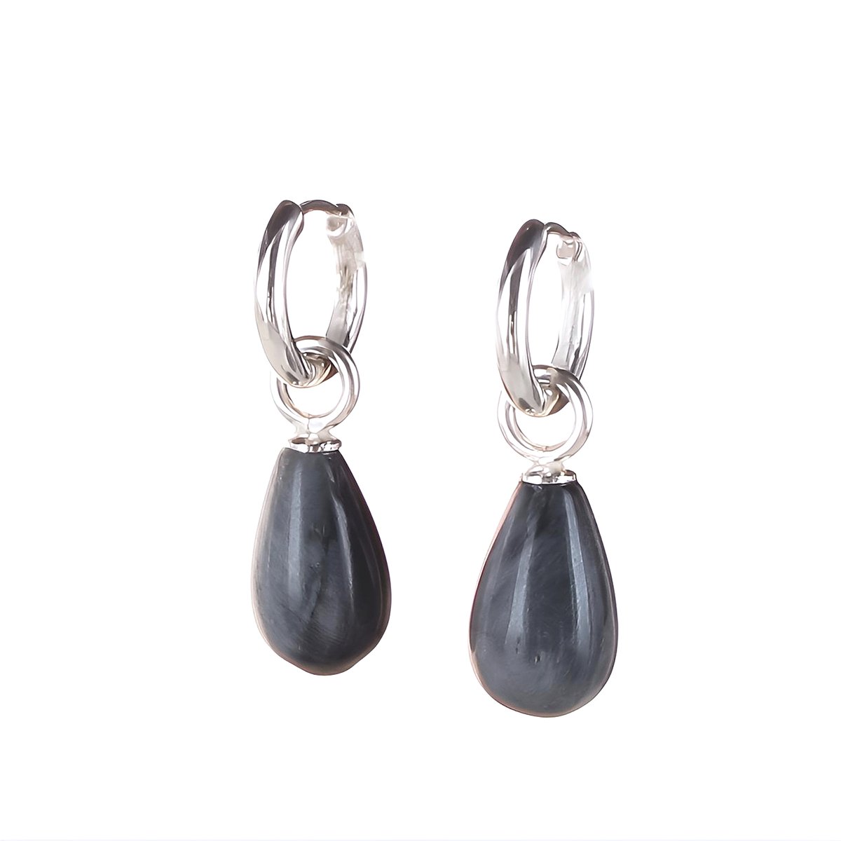 Klapp-Creolen mit Einhänger Big Drops