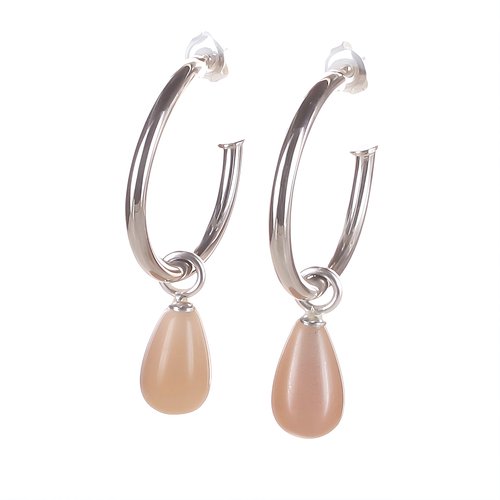 Creolen mit Einhänger Big Drops