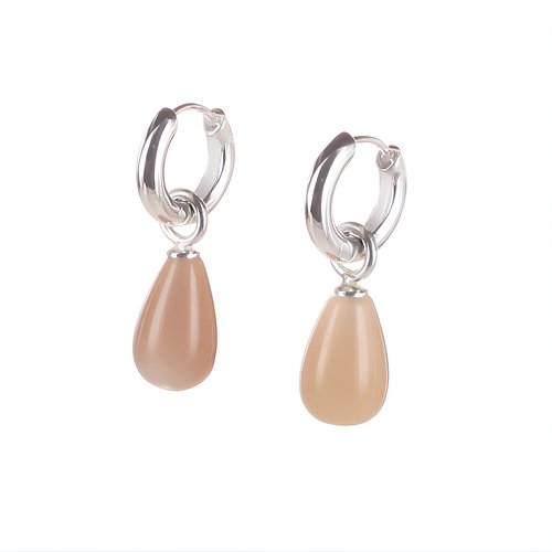 Klapp-Creolen mit Einhänger Big Drops