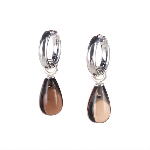 Klapp-Creolen mit Einhänger Big Drops