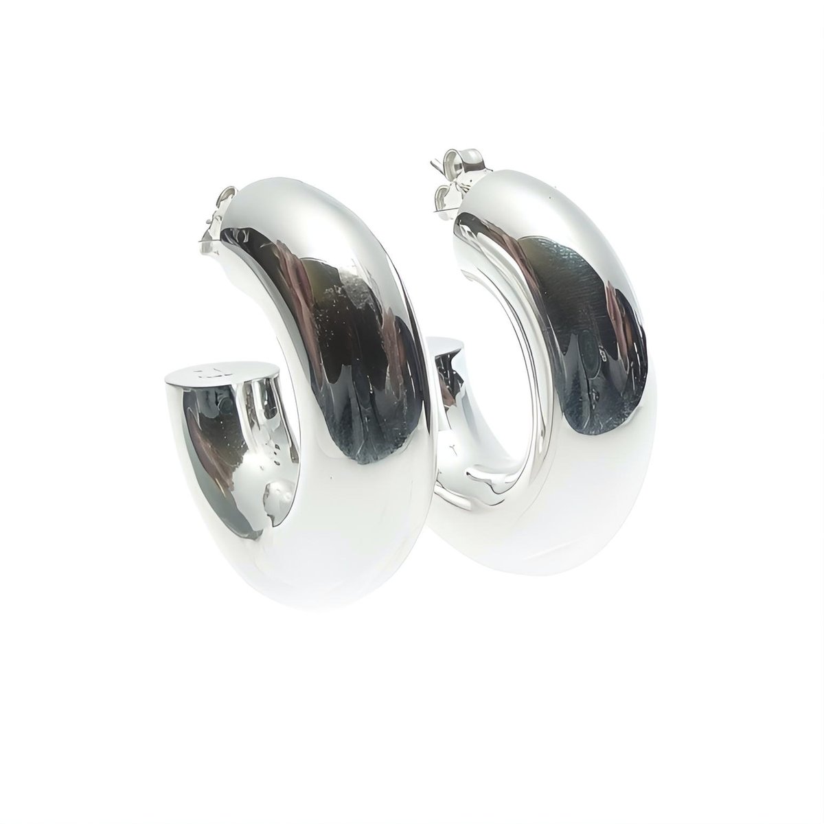 Creolen rund mega glanz