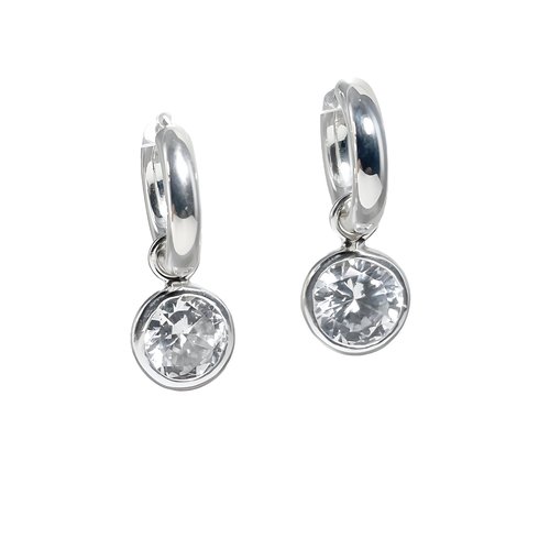 Klapp-Creolen mit Einhänger 10 mm