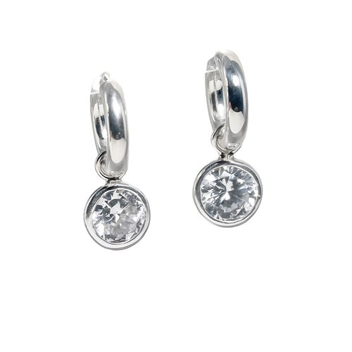 Klapp-Creolen mit Einhänger 10 mm