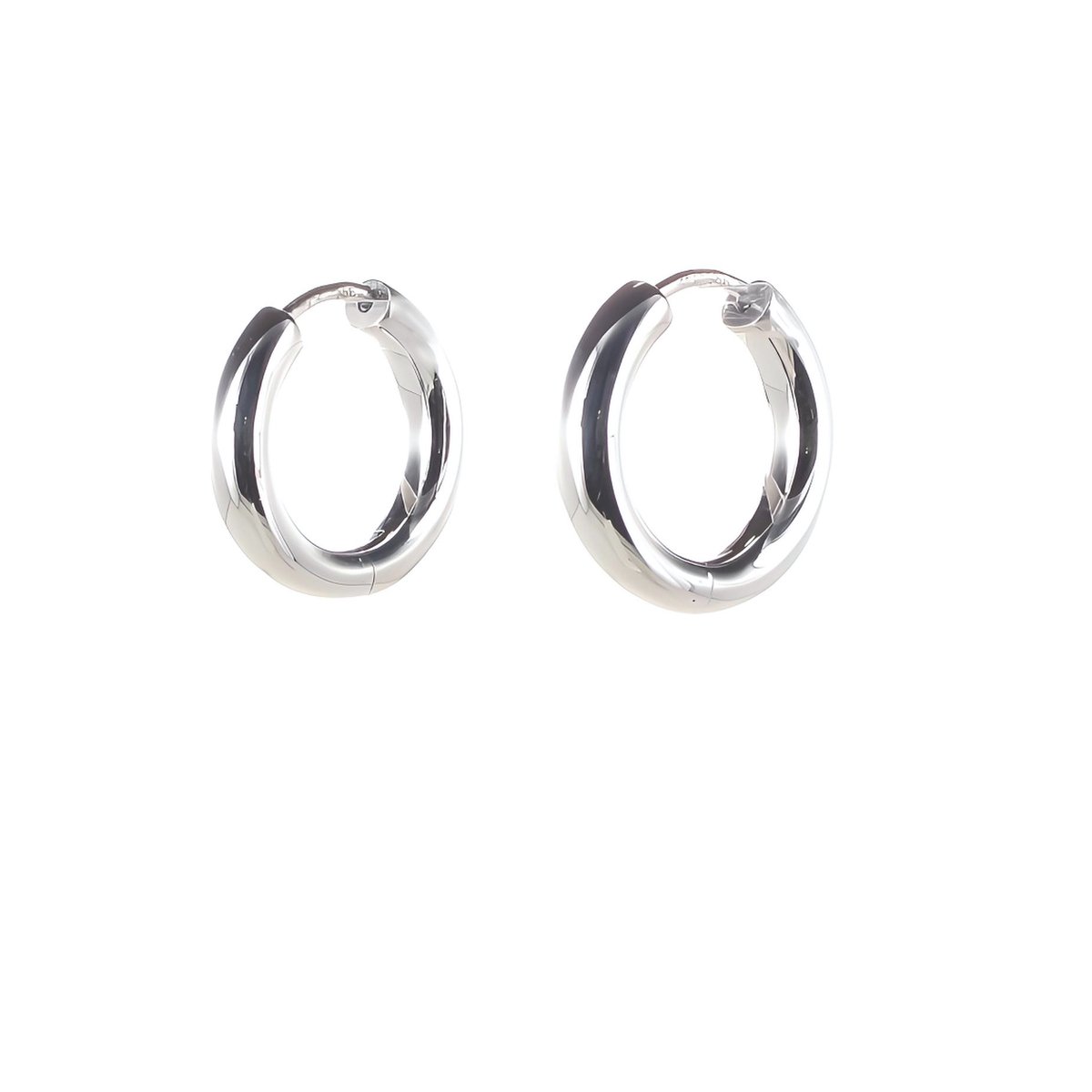 Klapp-Creolen rund fein 18 mm