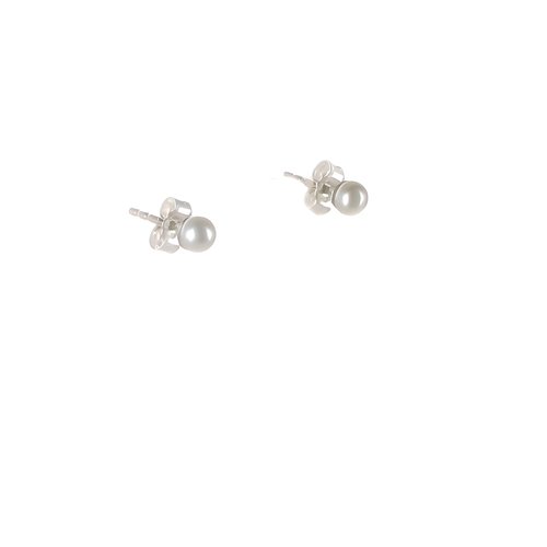 Ohr Perlenstecker Bouton 4 mm