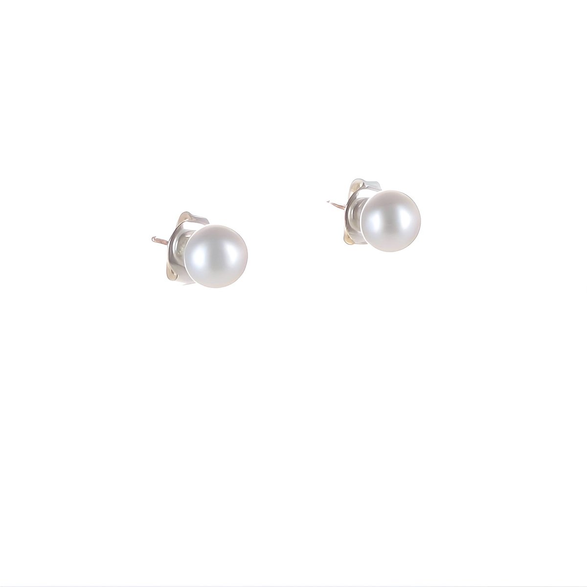 Ohr Perlenstecker Bouton 6 mm