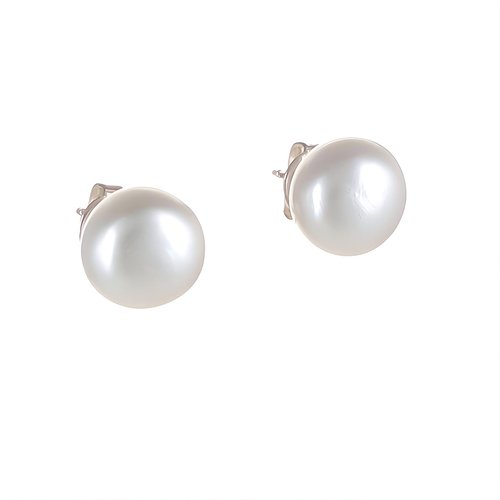 Ohr Perlenstecker Bouton 12 mm