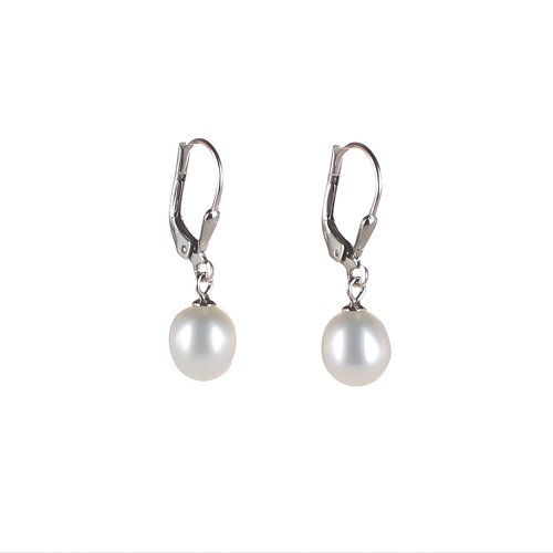 Ohr Perlenhänger Drops 8 mm