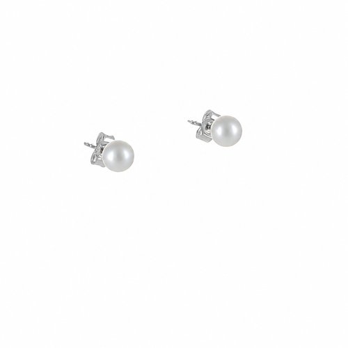 Ohr Perlenstecker Round 5 mm