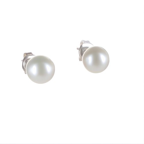 Ohr Perlenstecker Round 9 mm