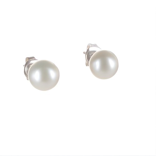 Ohr Perlenstecker Round 9 mm