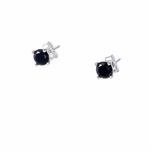 Ohrschmuck Zirkonia round 5 mm