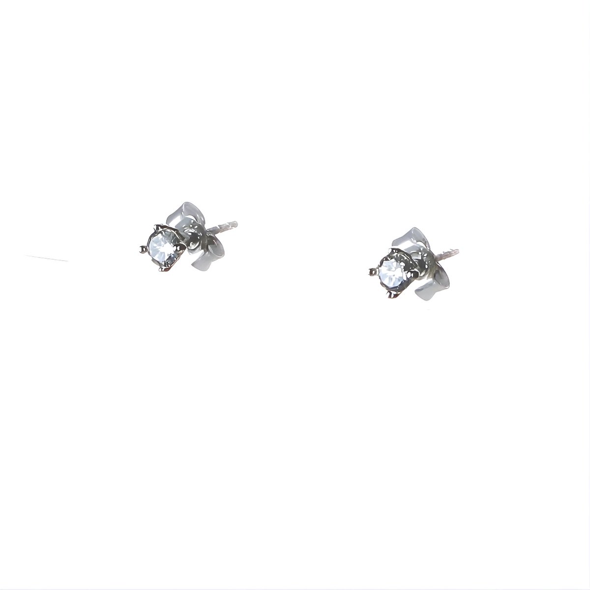 Ohrschmuck Zirkonia round 3 mm