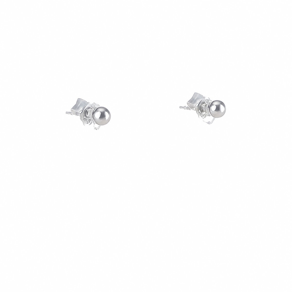 Ohrstecker Silberkugel 3