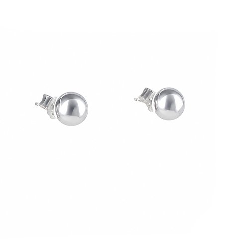Ohrstecker Silberkugel 6