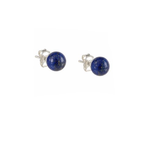 Ohrstecker Kugel Lapis