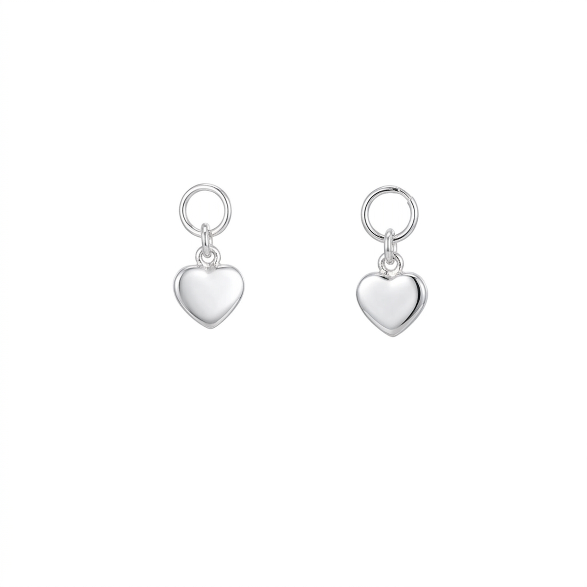 Einhänger für Creolen Silver Hearts