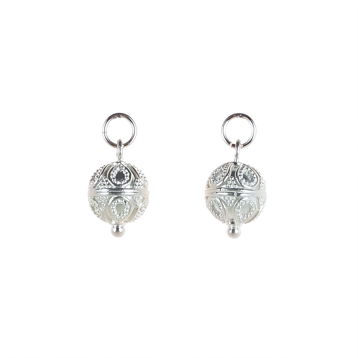 Einhänger für Creolen Silver Ball Bombay 10