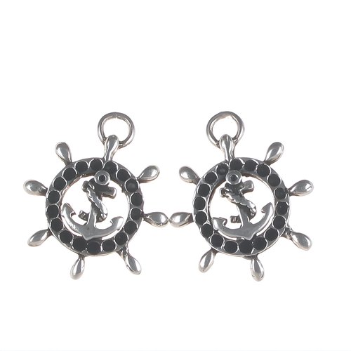 Einhänger für Creolen Anchor Wheel