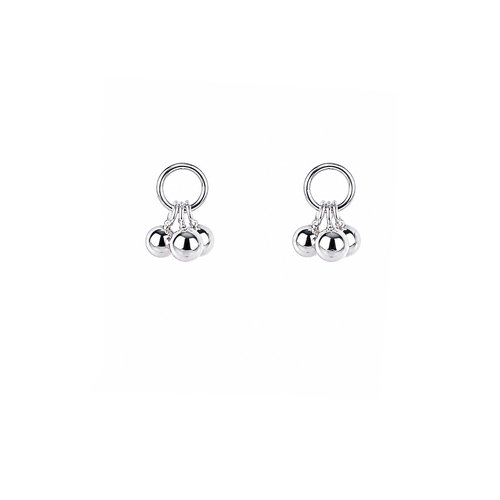Einhänger für Creolen Silver Trinity Mini