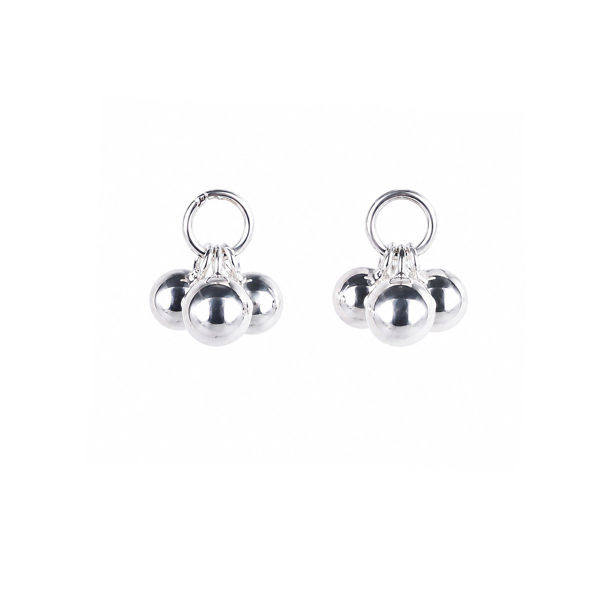 Einhänger für Creolen Silver Trinity Maxi