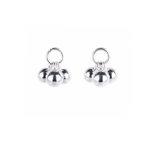 Einhänger für Creolen Silver Trinity Maxi