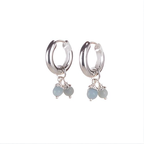 Klapp-Creolen mit Einhänger Trinity