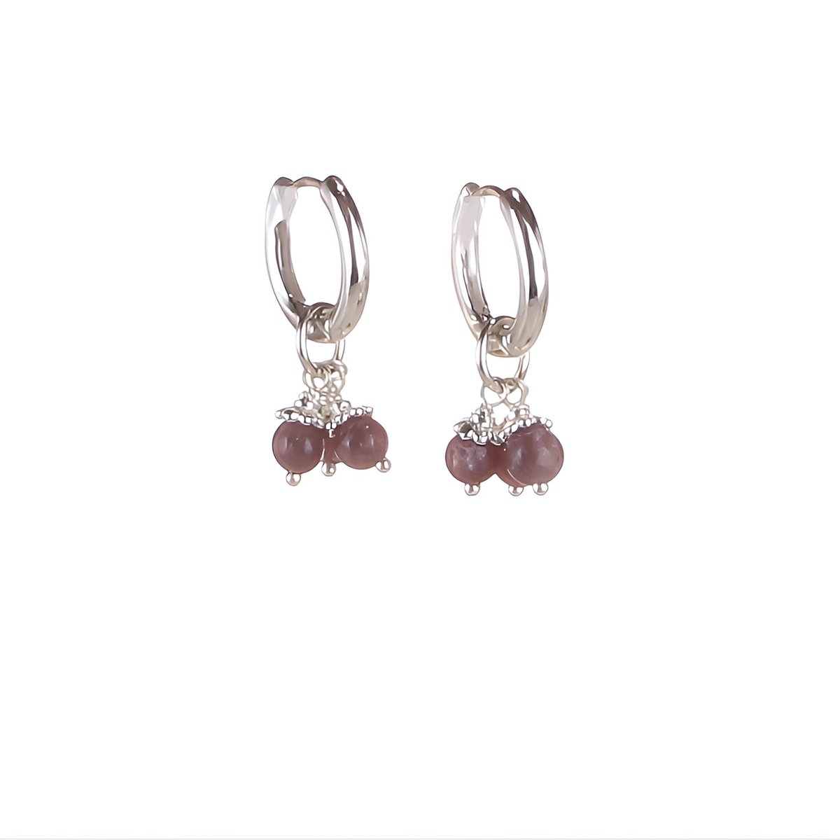 Klapp-Creolen mit Einhänger Trinity