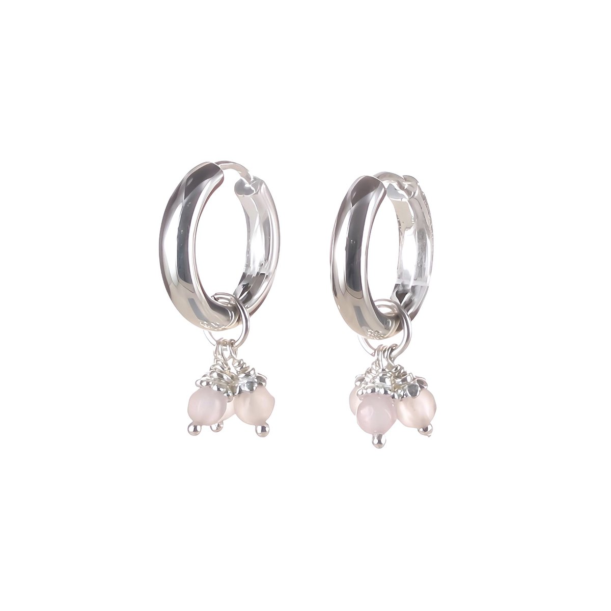 Klapp-Creolen mit Einhänger Trinity