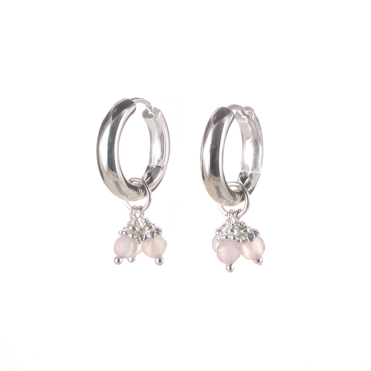 Klapp-Creolen mit Einhänger Trinity