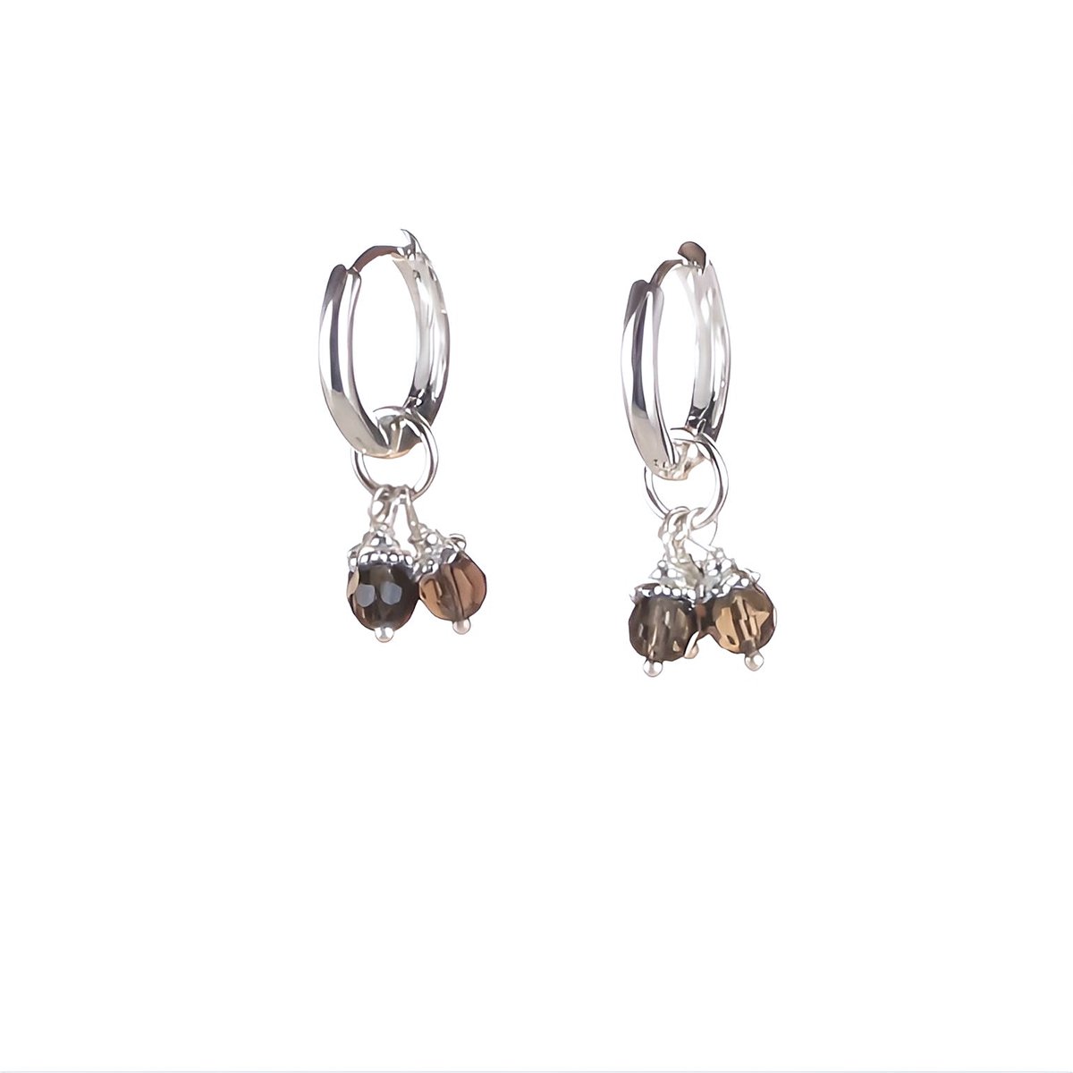 Klapp-Creolen mit Einhänger Trinity