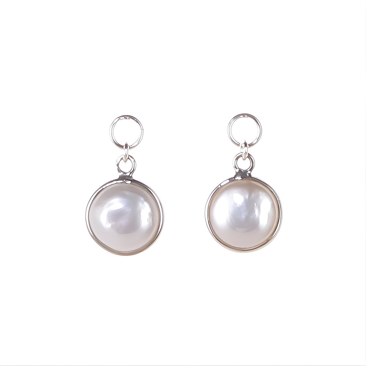 Einhänger für Creolen Natural Pearl
