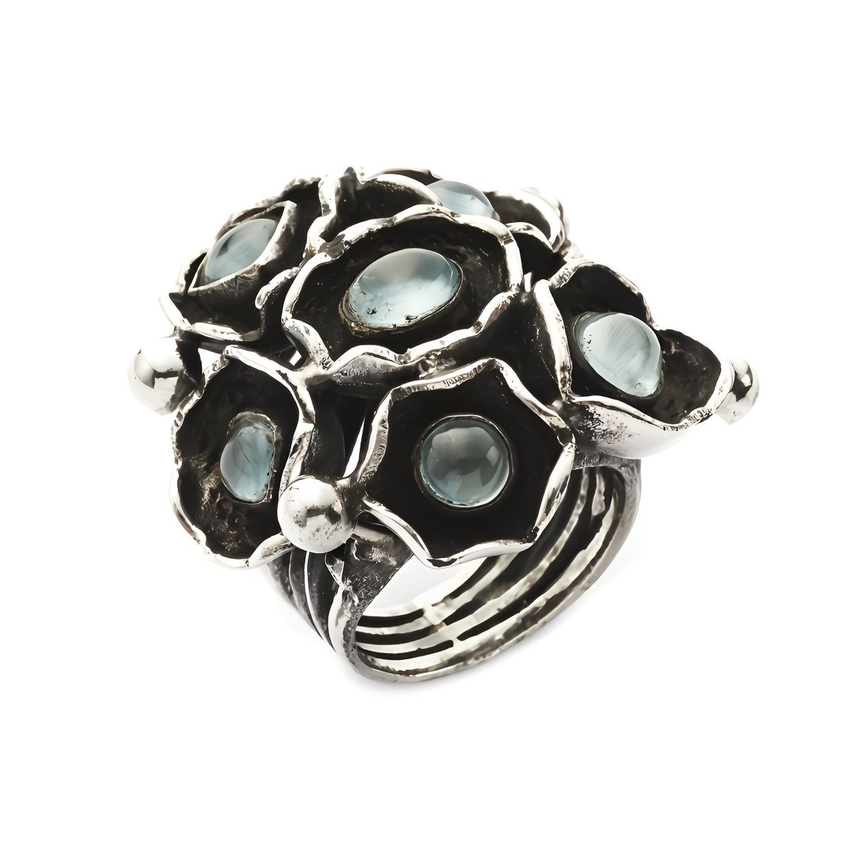 Ring Water Lilies Aqua